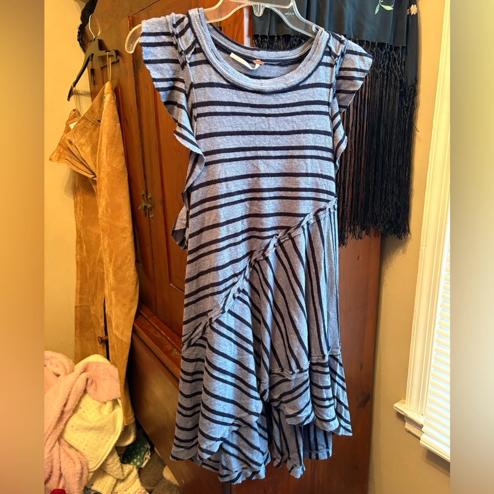Free People Striped Sleeveless Maxi Top